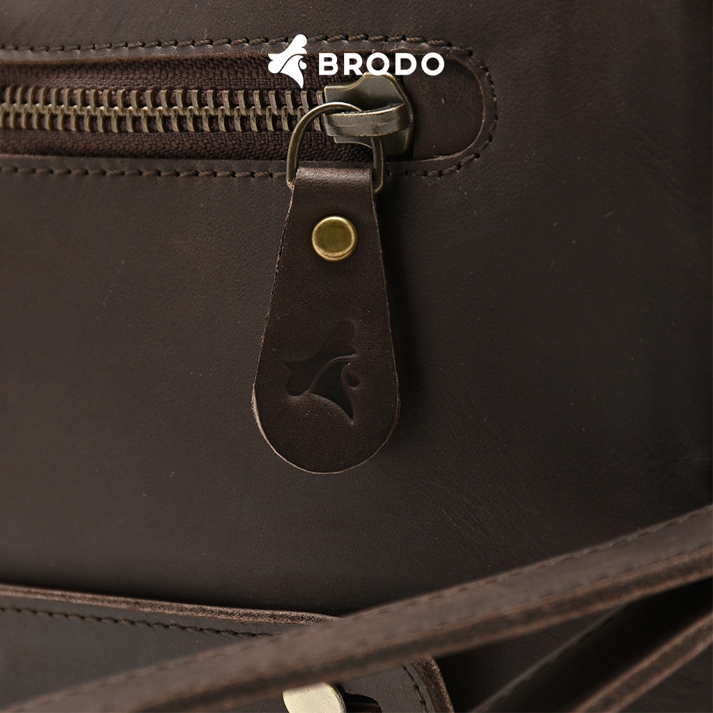 Setta Leather Pouch Dark Choco