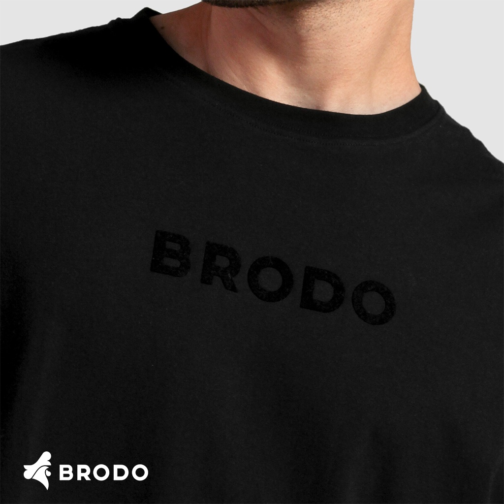 Brodo Flock Tees Black