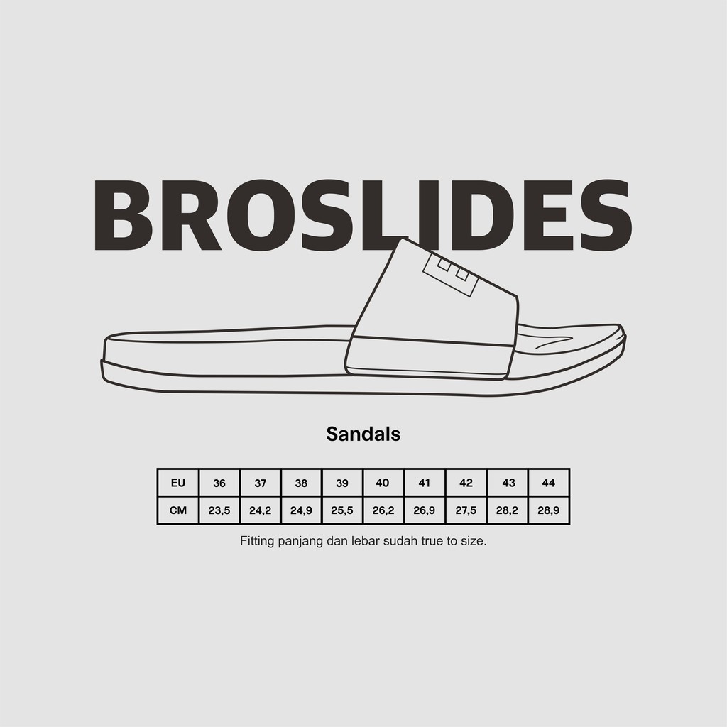 BRODO - Sandal Broslides BRO-DO Full Black