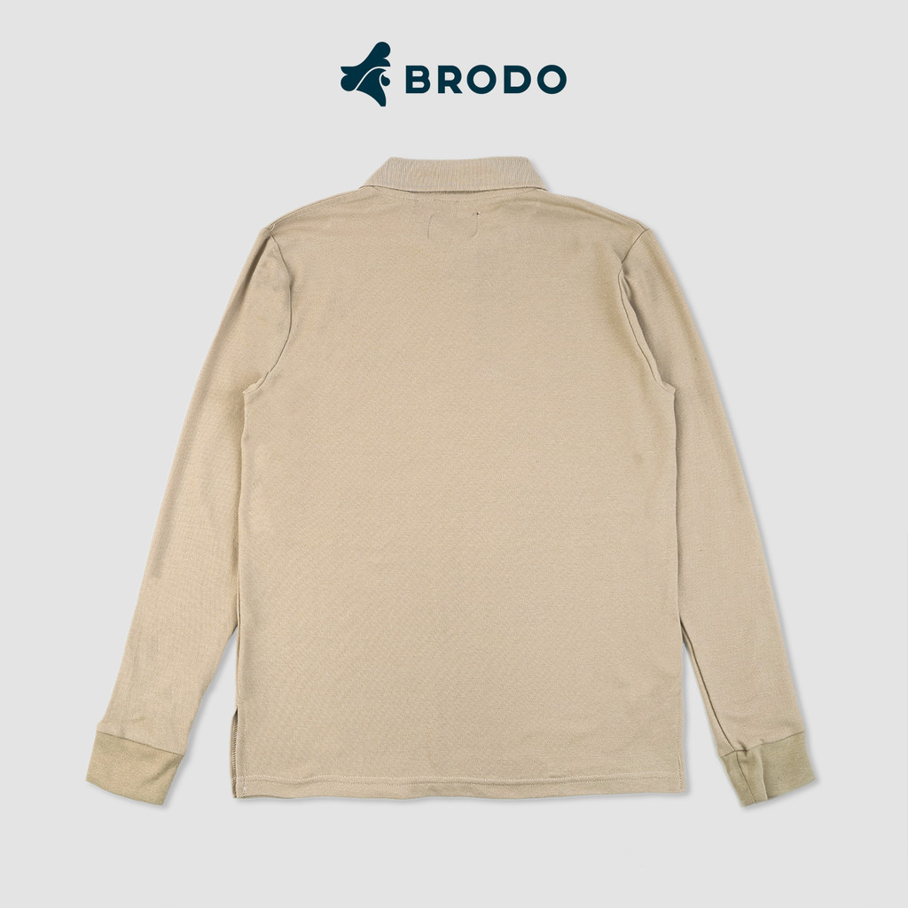 Broshirt Polo Long Sleeve Khaki