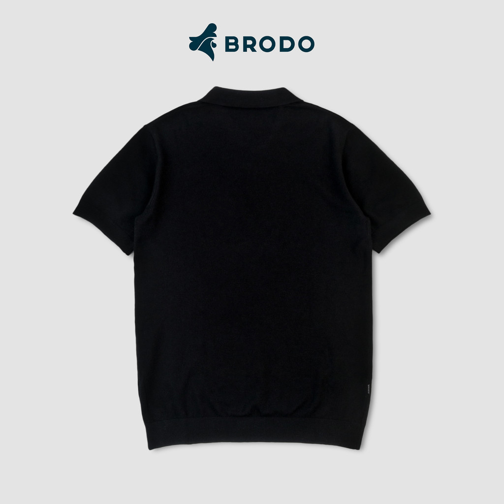 Broshirt Polo Knit Black