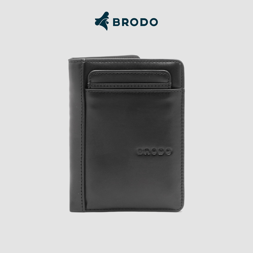 Topport Genuine Leather Wallet Black