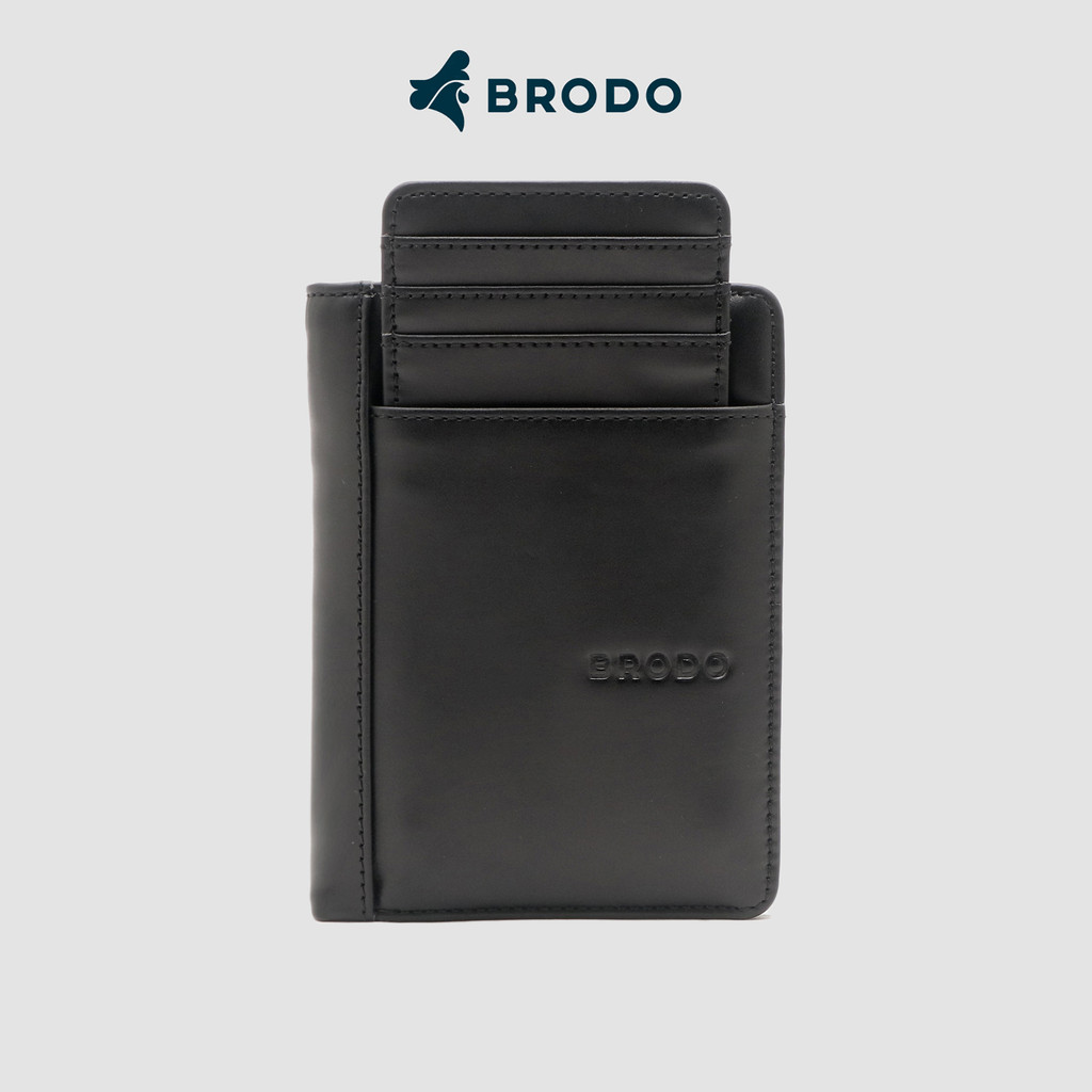 Topport Genuine Leather Wallet Black
