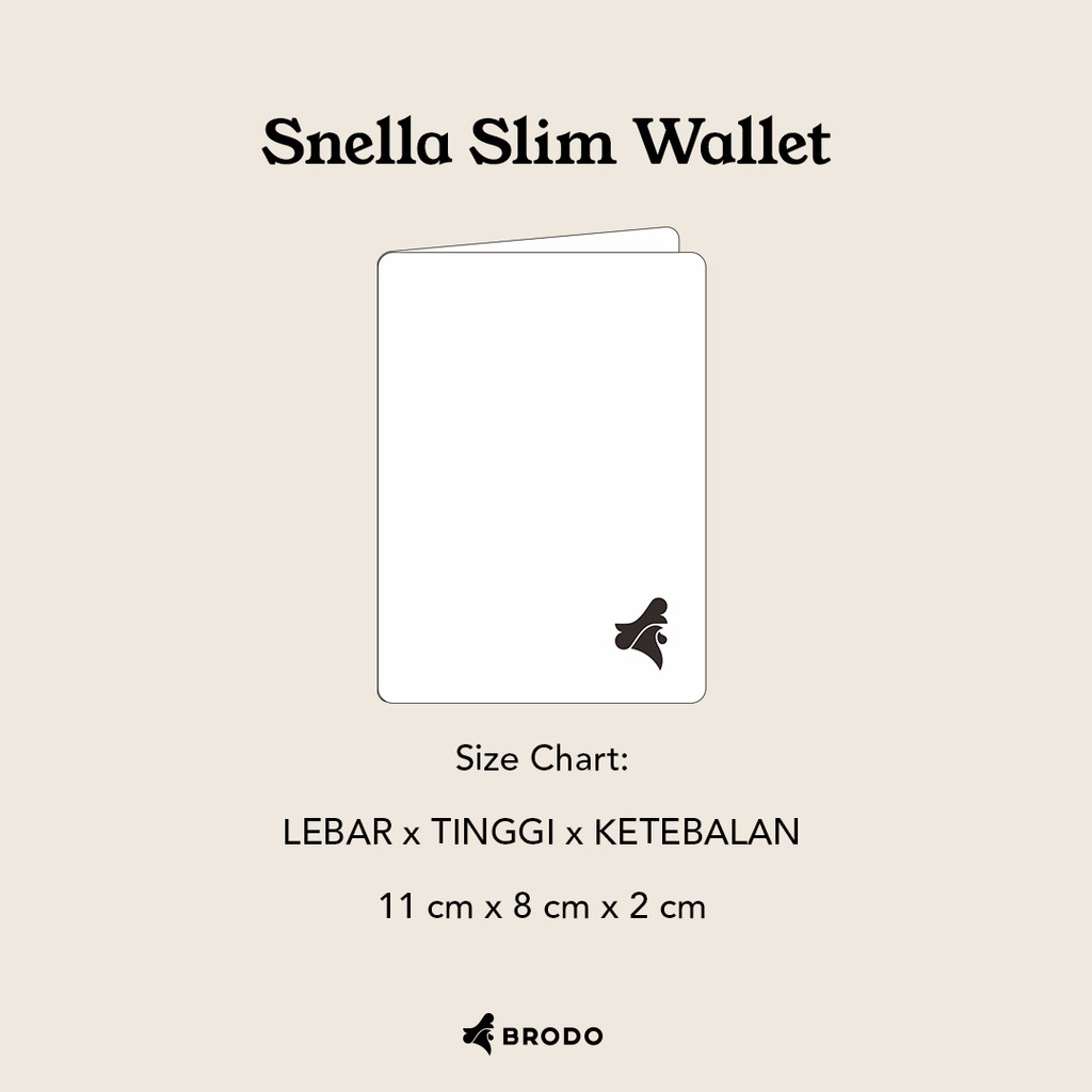 Snella Slim Wallet Brown