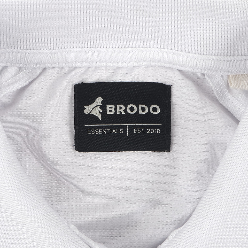 Active Tecnico Polo Shirt White - Brown