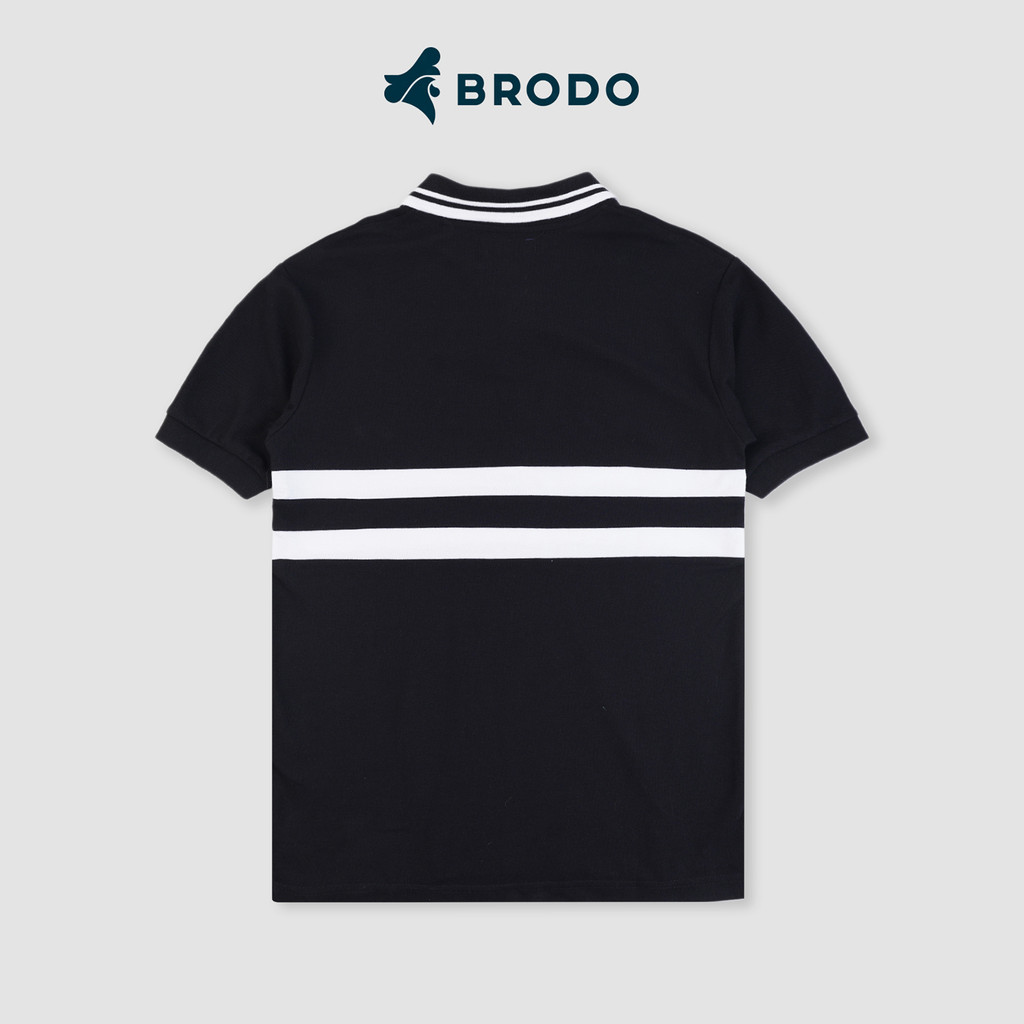 Line Court Polo Short Black