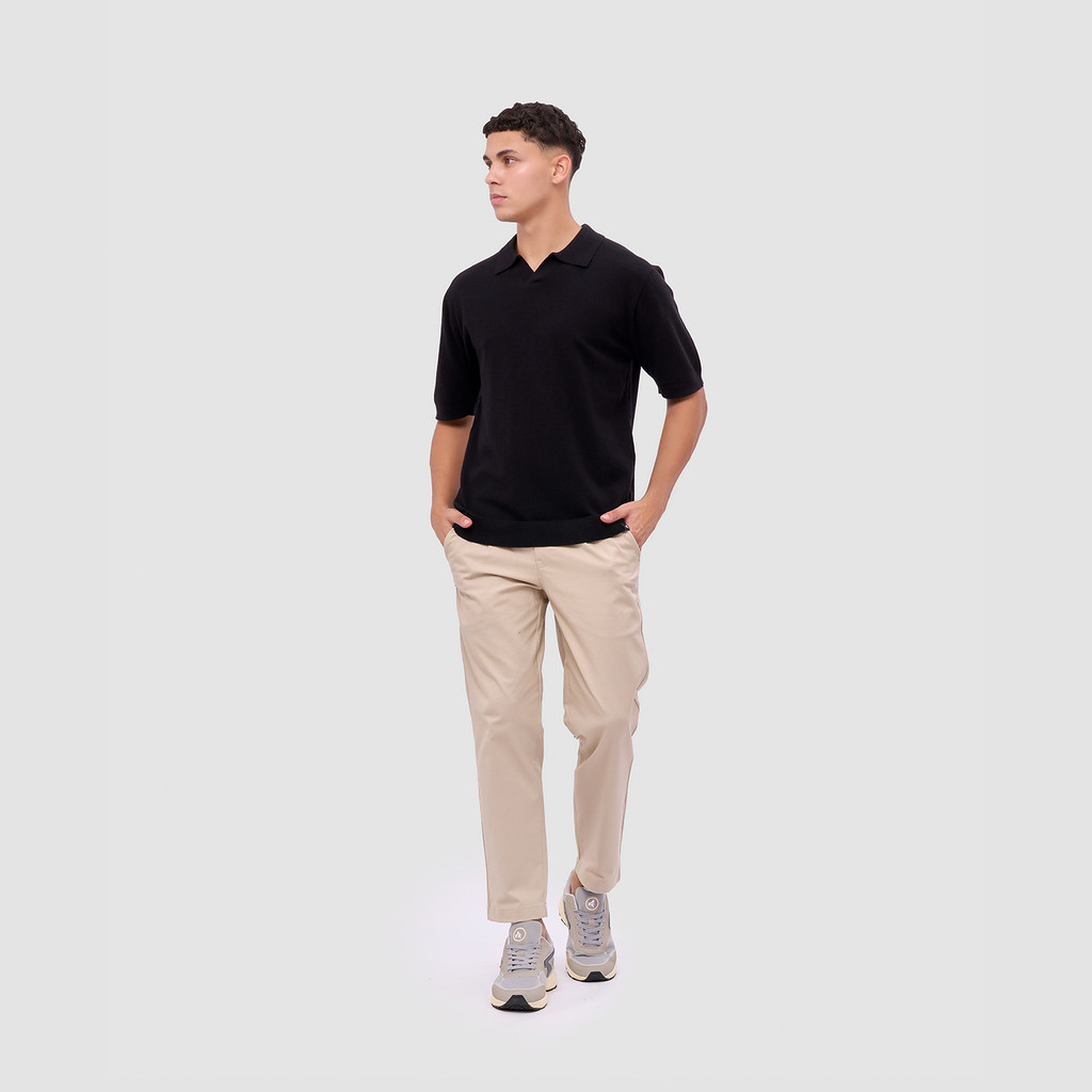 Broshirt Polo Knit Black
