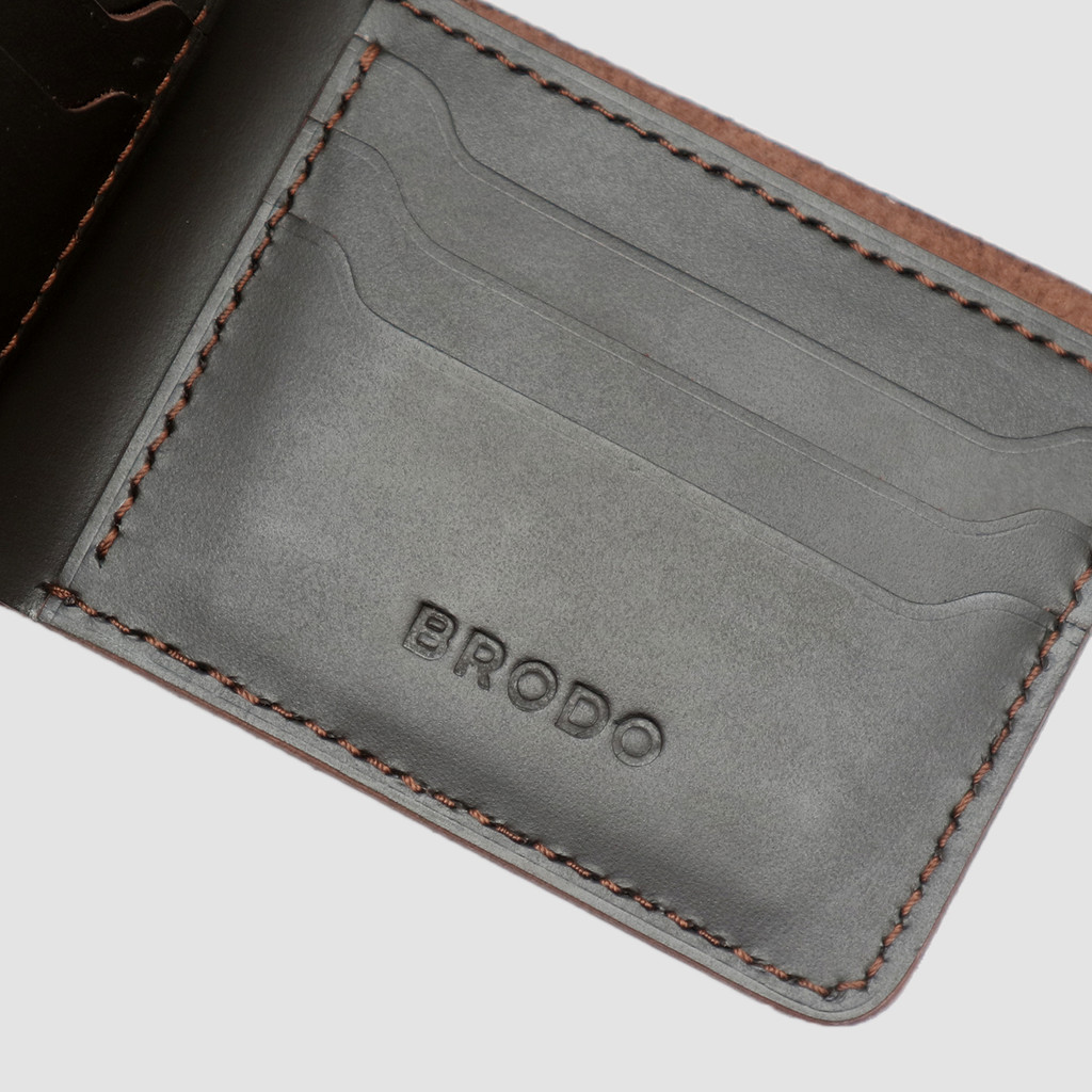 Fetta Leather Wallet Brown