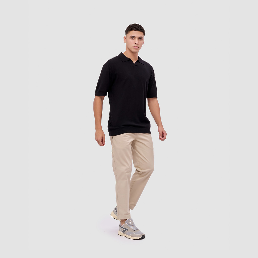 Broshirt Polo Knit Black