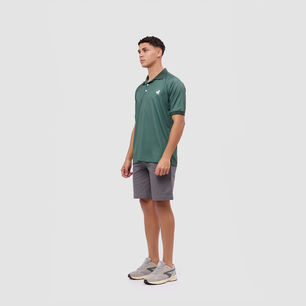 Active Tecnico Polo Shirt White - Olive