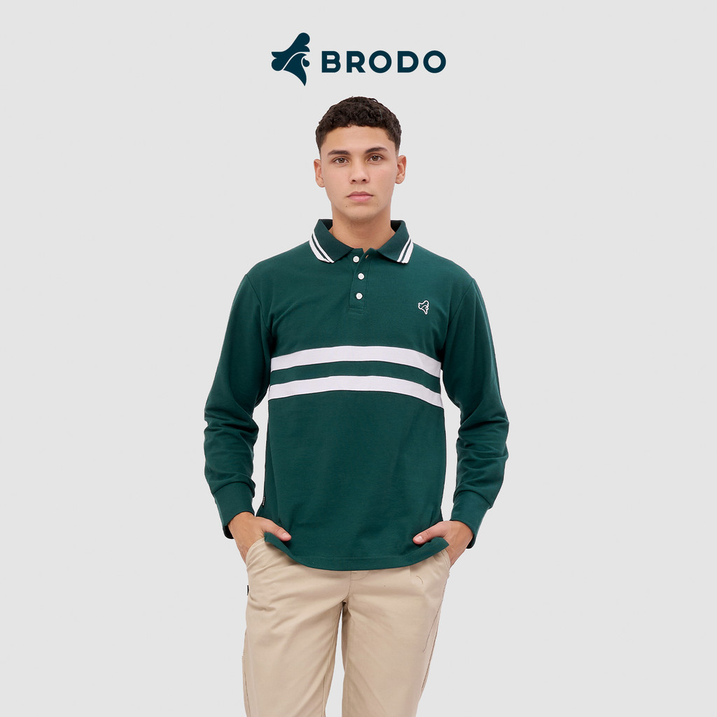 Line Court Polo Long Olive