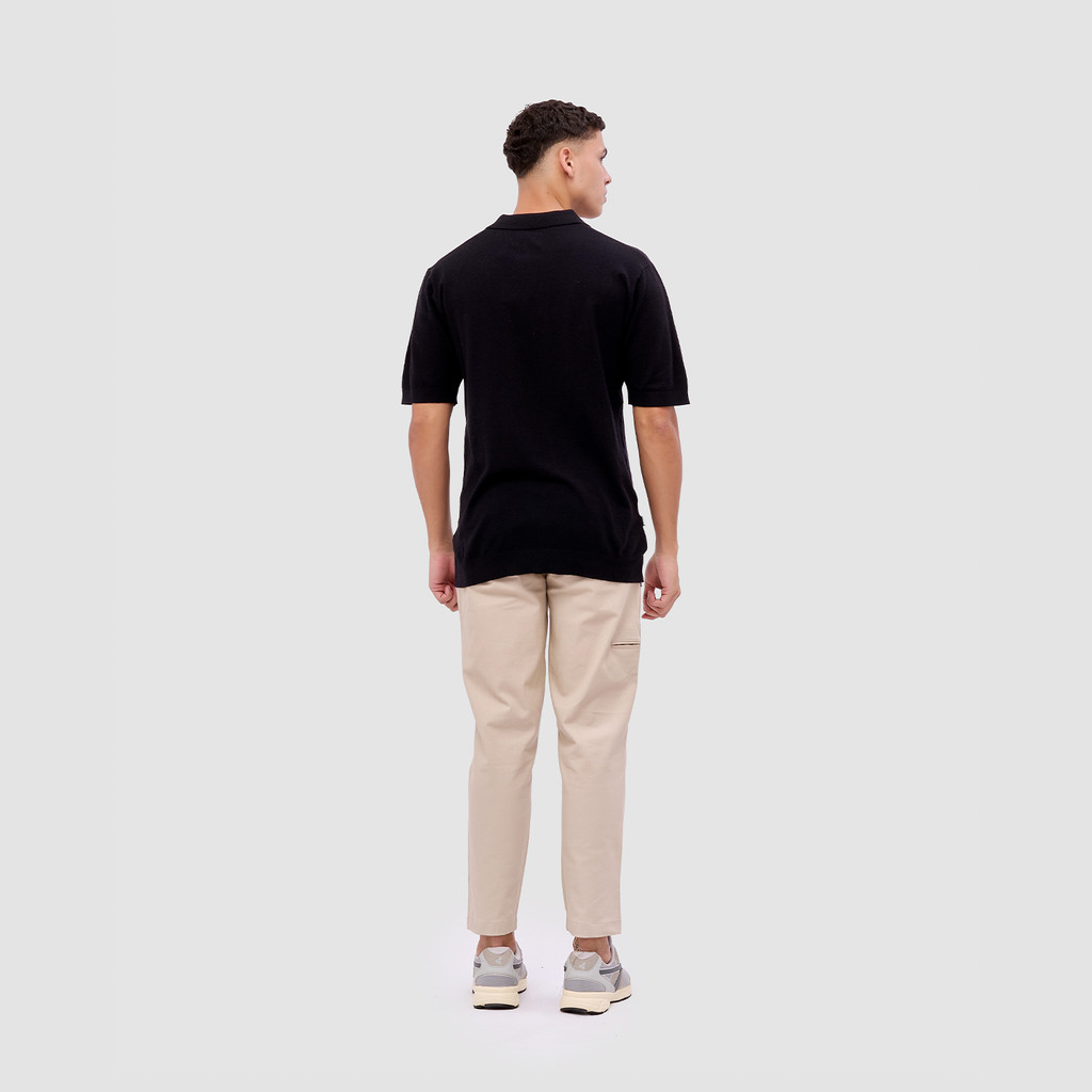 Broshirt Polo Knit Black