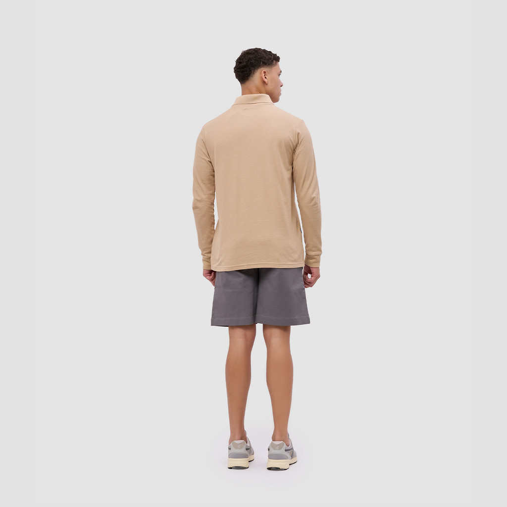 Broshirt Polo Long Sleeve Khaki
