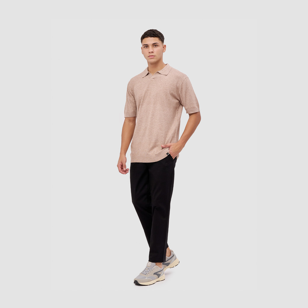 Broshirt Polo Knit Khaki