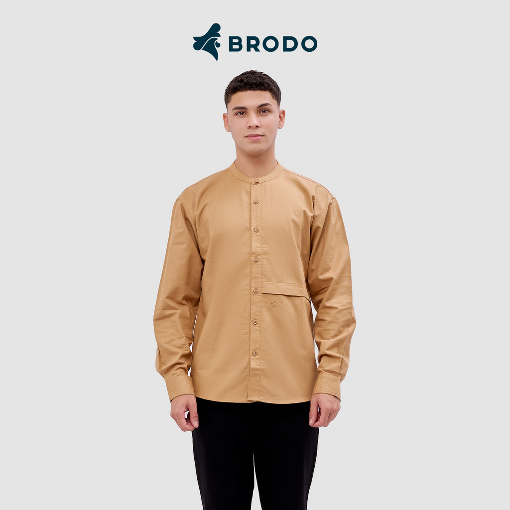 Broshirt Camicia Long Khaki