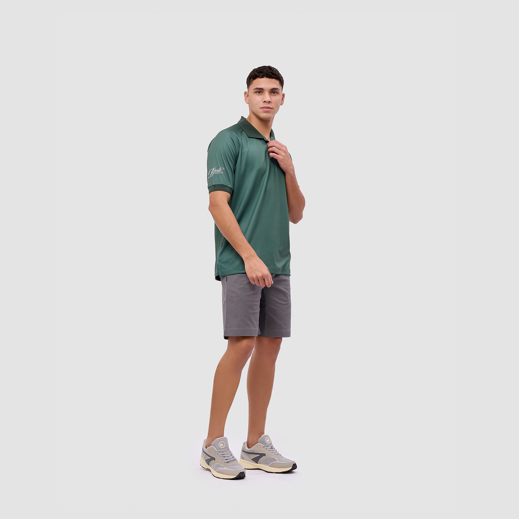 Active Tecnico Polo Shirt White - Olive