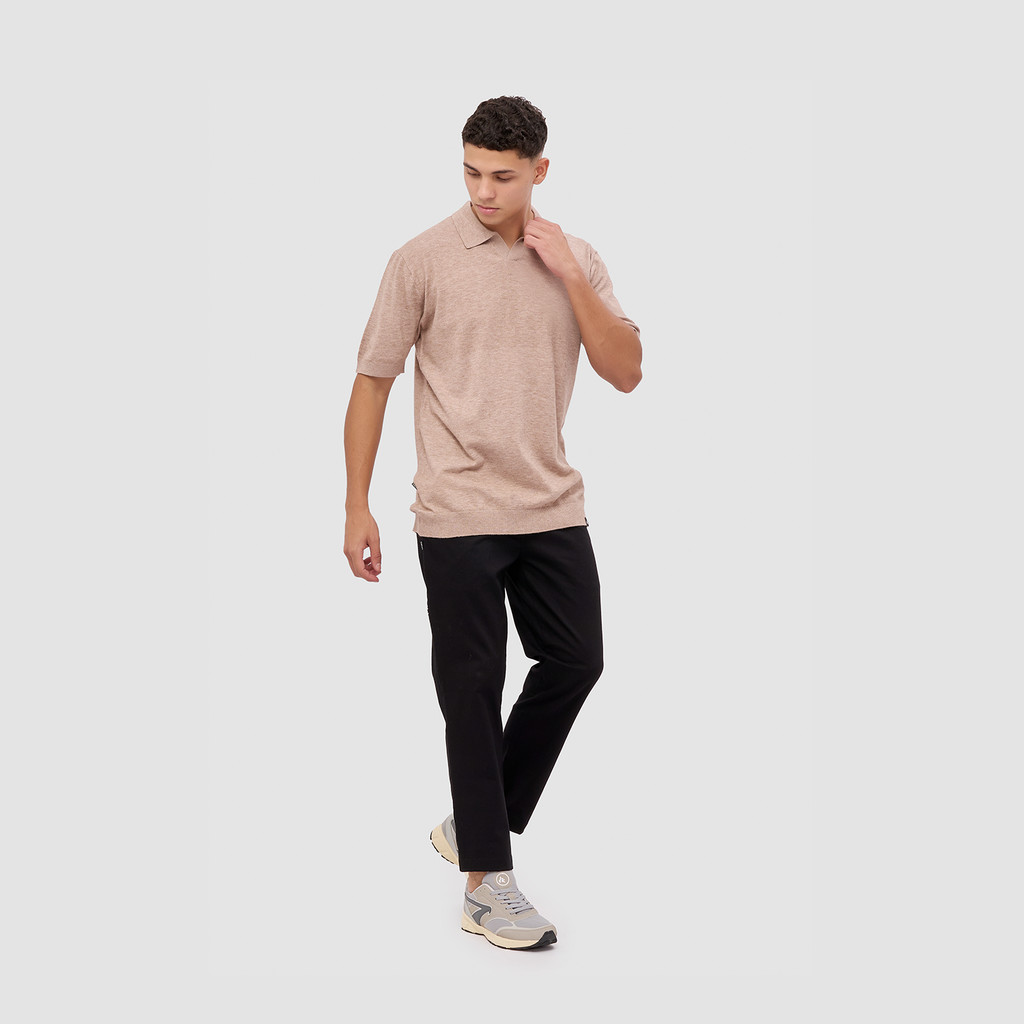 Broshirt Polo Knit Khaki