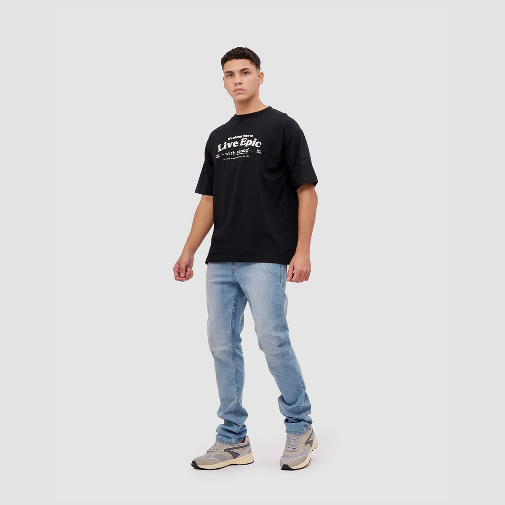 Time to Live Tees Black