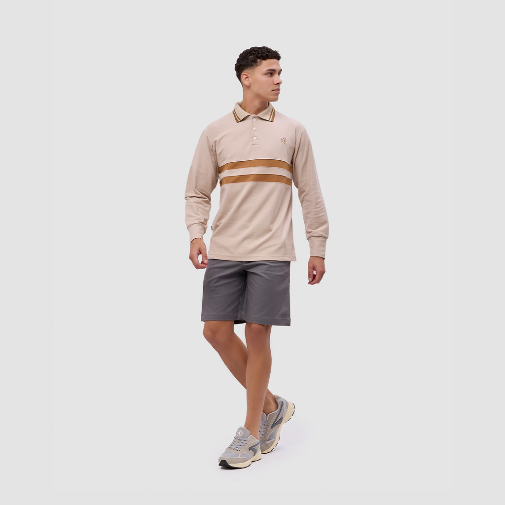 Line Court Polo Long Beige