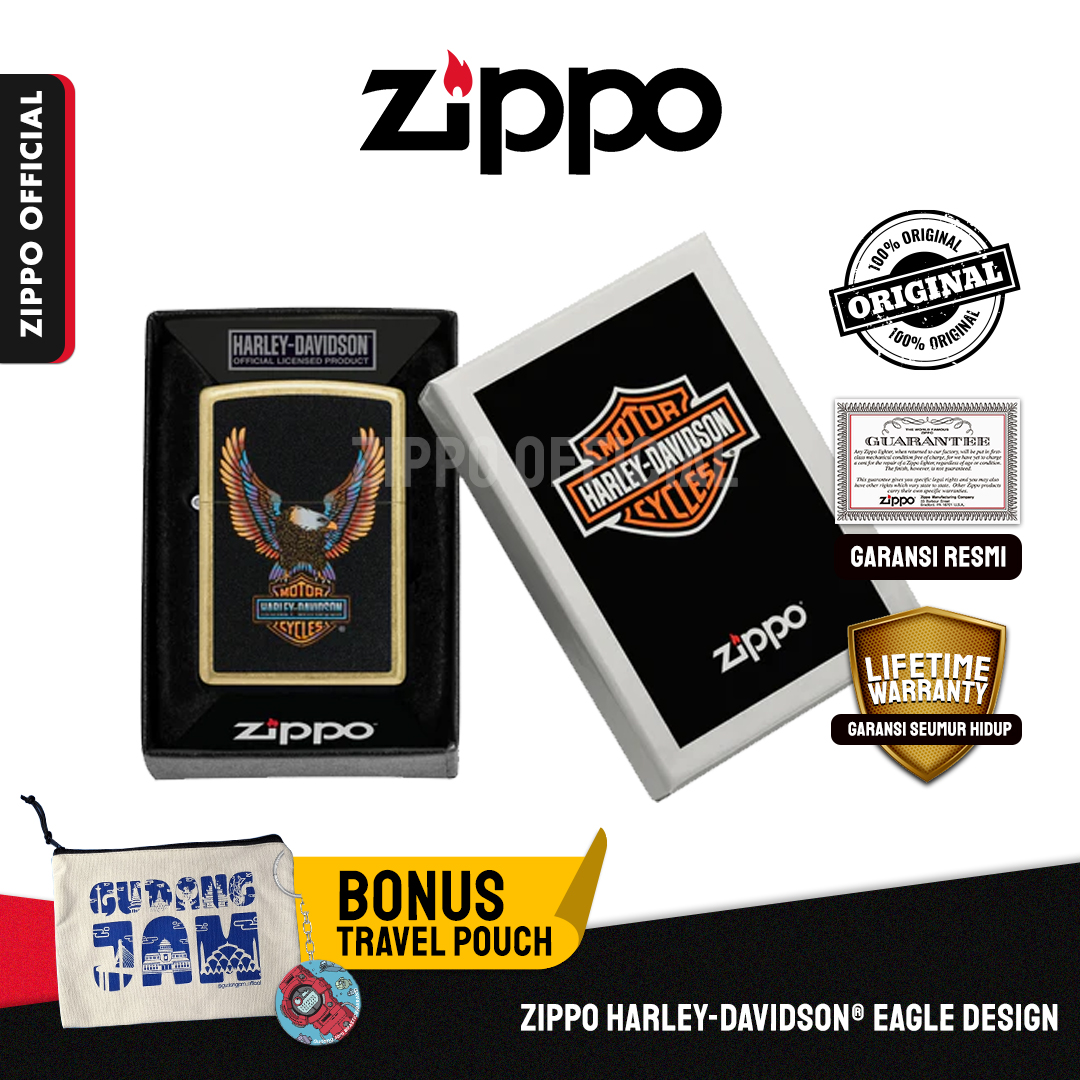 Zippo Harley-Davidson® Eagle Design 46678