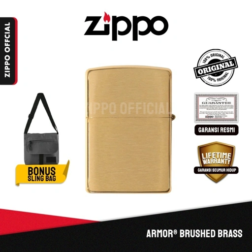Image of Zippo Armor® Brushed Brass 168