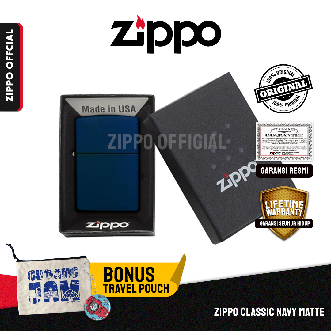 Zippo Classic Navy Matte 239