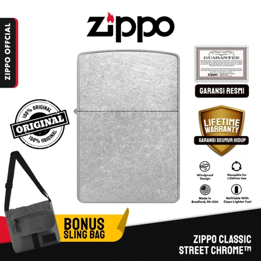 Image of Zippo Classic Street Chrome 207