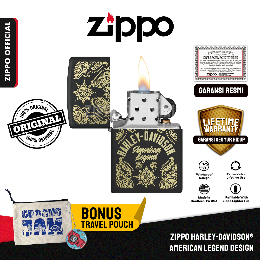 Zippo Harley-Davidson® American Legend Design 46680