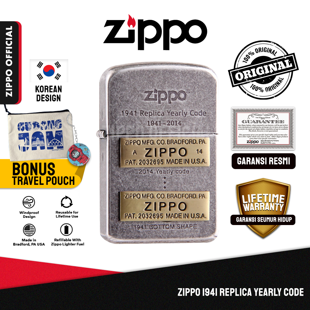 Zippo 1941 Replica Yearly Code ZA-1-21B