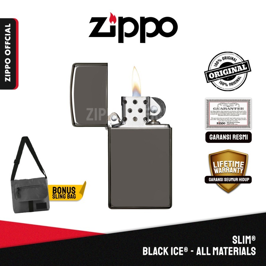 Zippo Slim® Black Ice® 20492