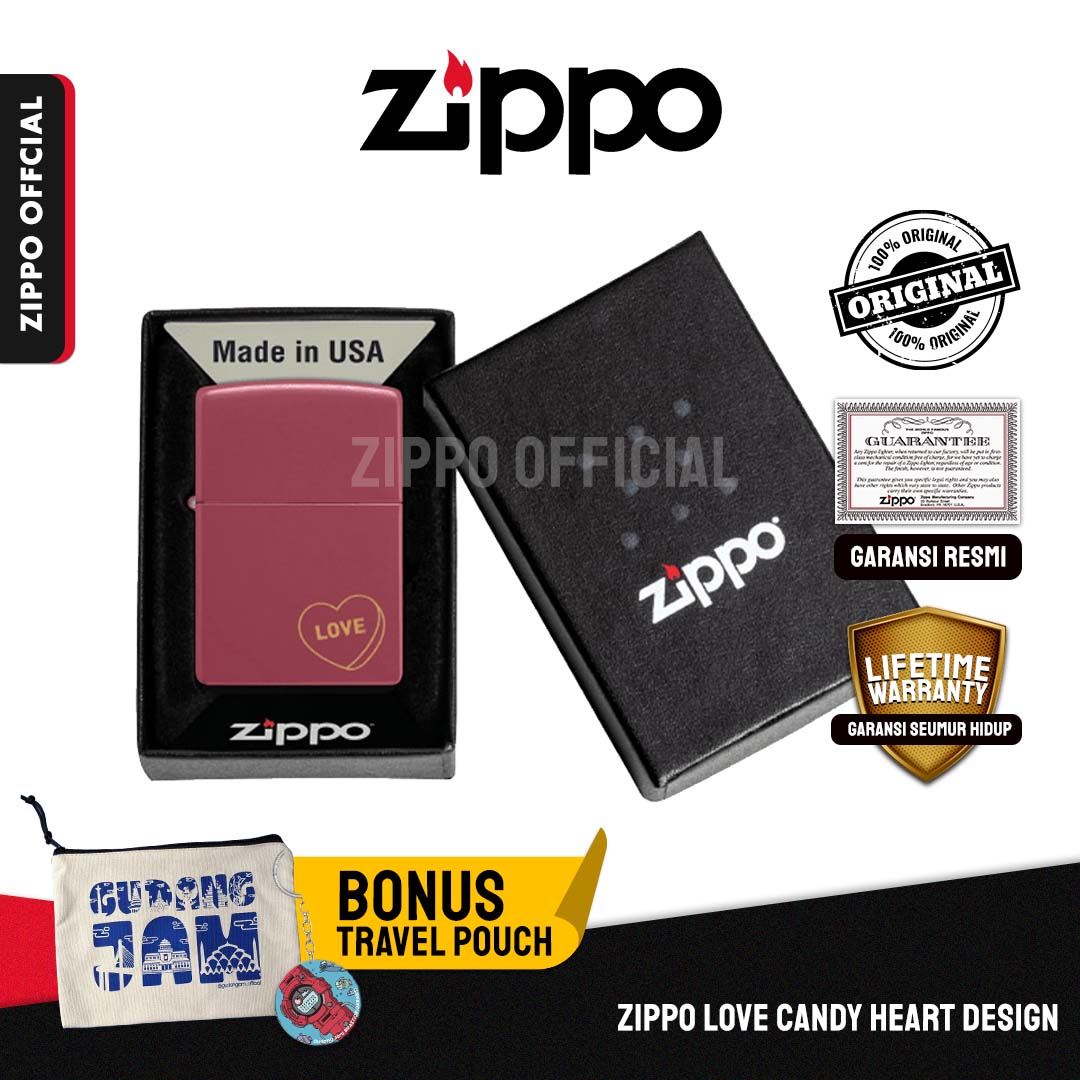Zippo Love Candy Heart Design 48494