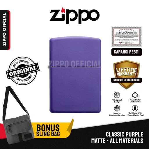 Image of Zippo Classic Purple Matte 237