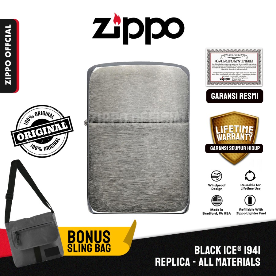 Zippo Black Ice® 1941 Replica 24096