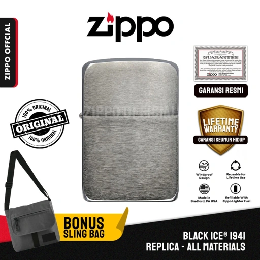 Image of Zippo Black Ice® 1941 Replica 24096