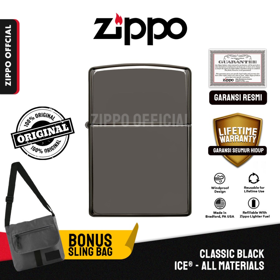 Zippo Classic Black Ice® 150