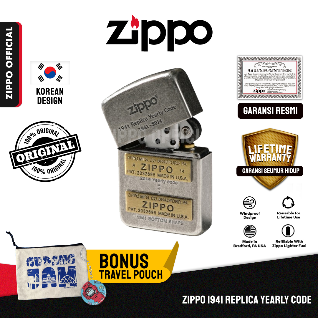 Zippo 1941 Replica Yearly Code ZA-1-21B