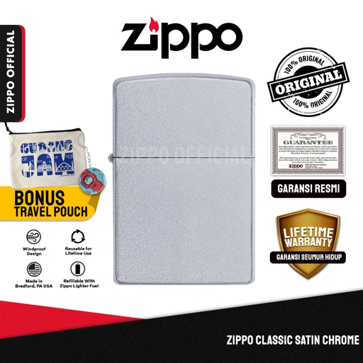 Zippo Classic Satin Chrome 205