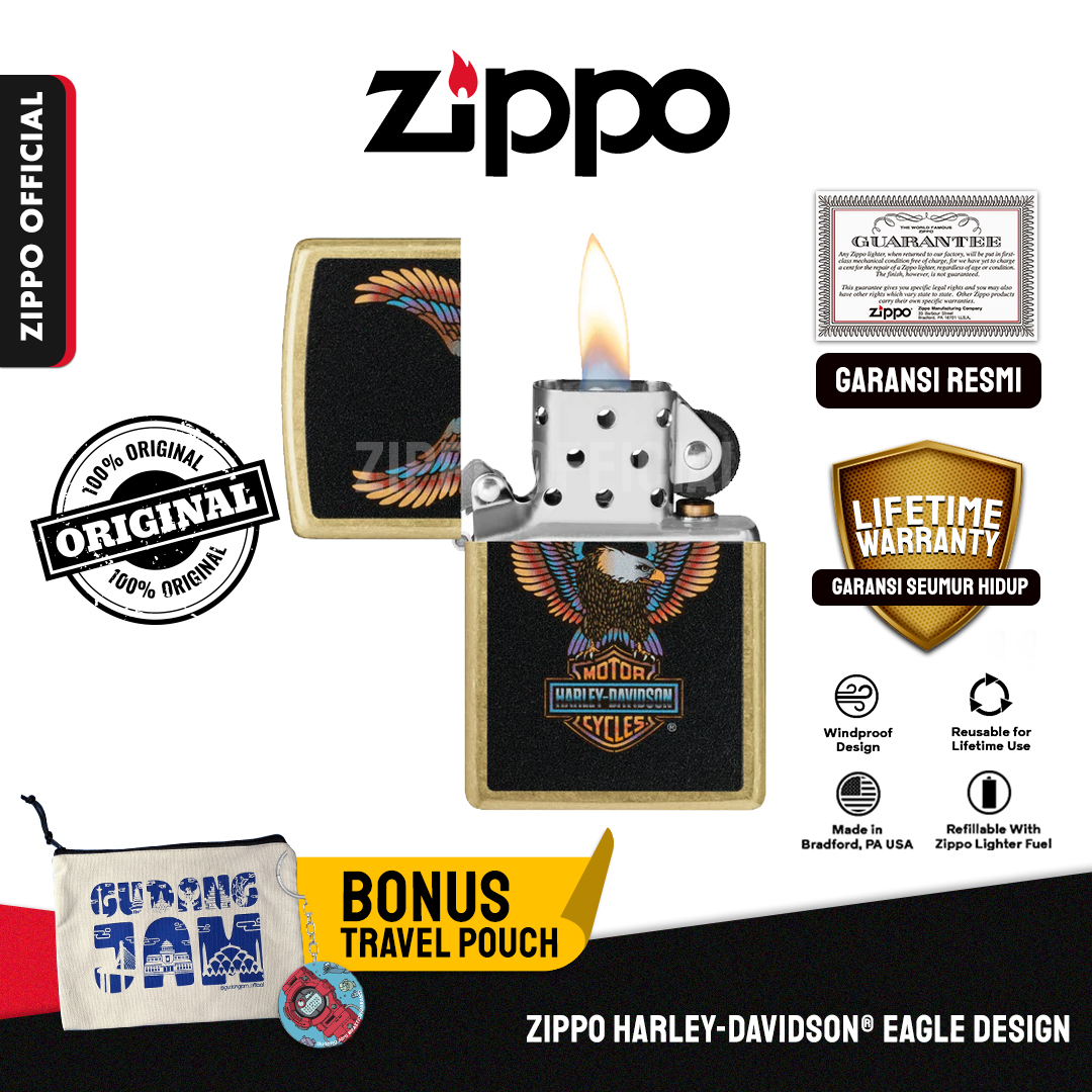 Zippo Harley-Davidson® Eagle Design 46678