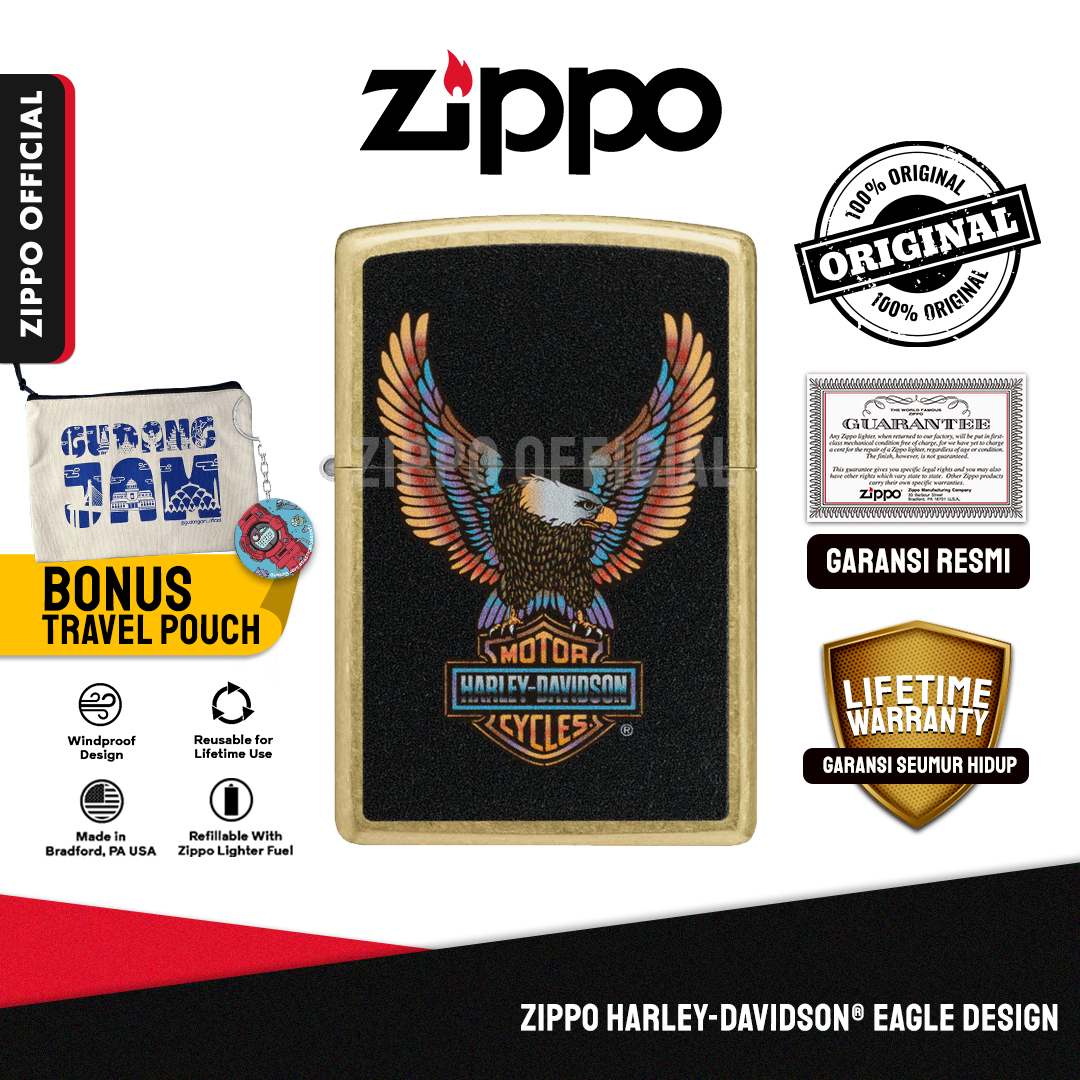 Zippo Harley-Davidson® Eagle Design 46678