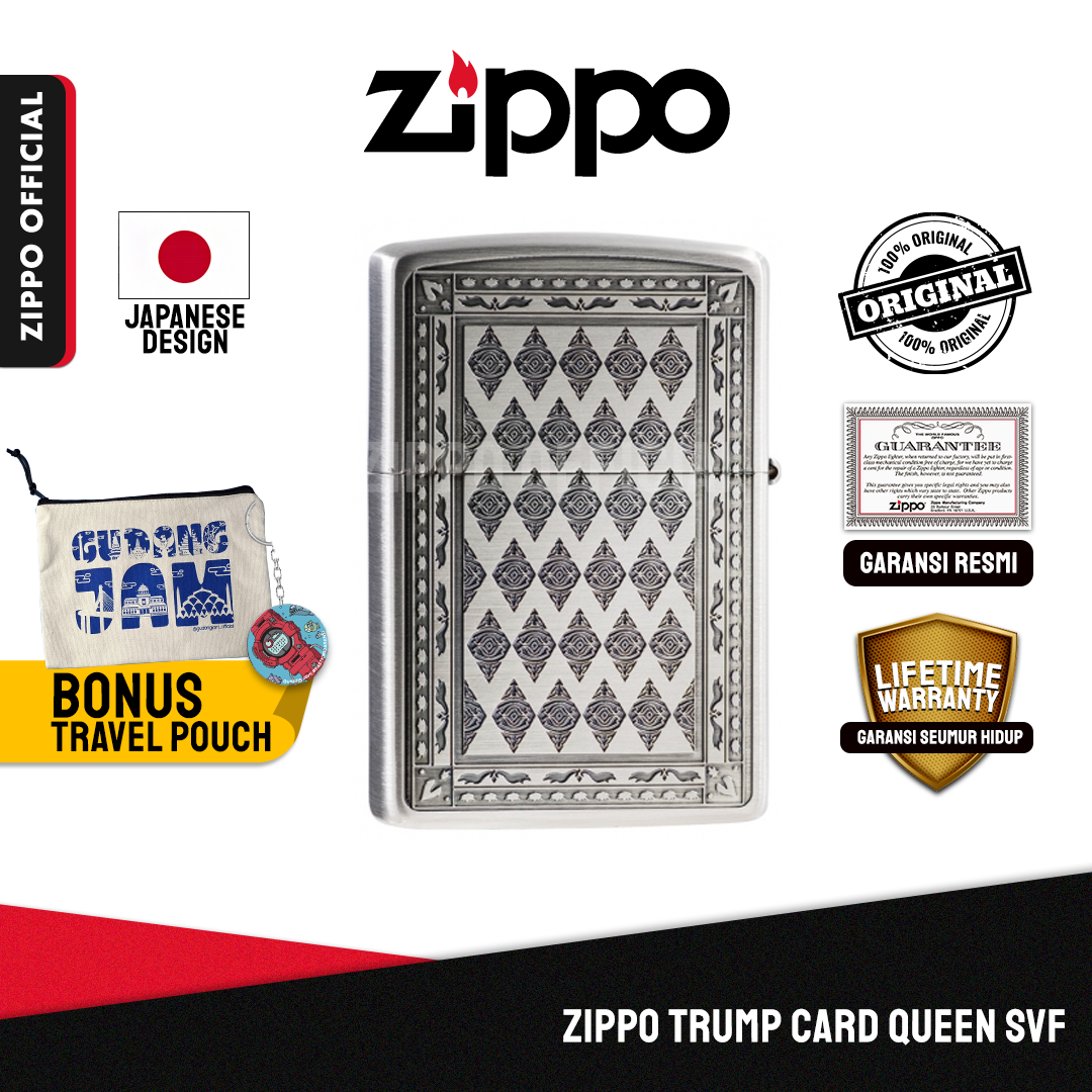 Zippo Trump Card Queen ZA-3-151B