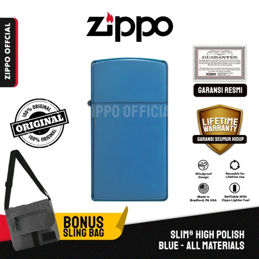Image of Zippo Slim® High Polish Blue 20494