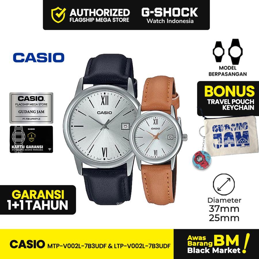 Casio Couple MTP-V002L-7B3UDF & LTP-V002L-7B3UDF