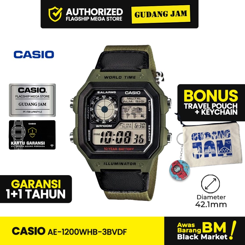 Casio AE-1200WHB-3BVDF