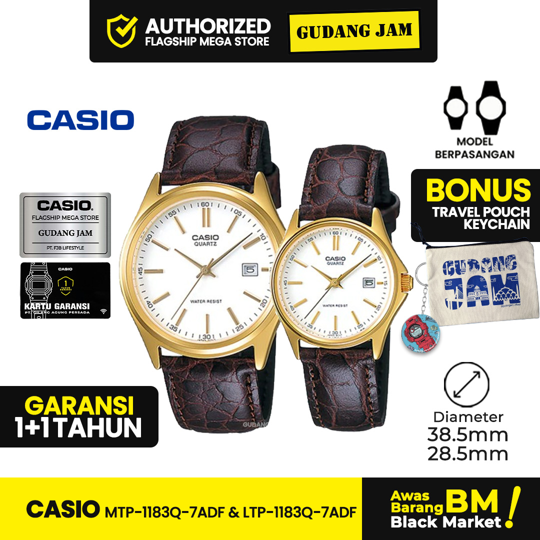Casio Couple MTP-1183Q-7ADF & LTP-1183Q-7ADF