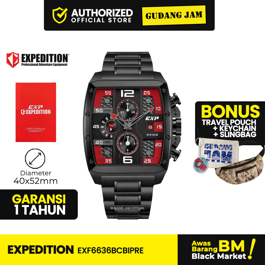 Expedition EX 6636 BCB | Jam Tangan Pria Analog