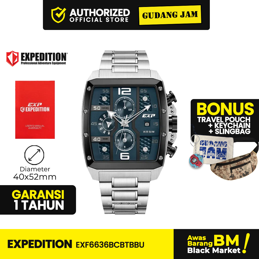 Expedition EX 6636 BCB | Jam Tangan Pria Analog