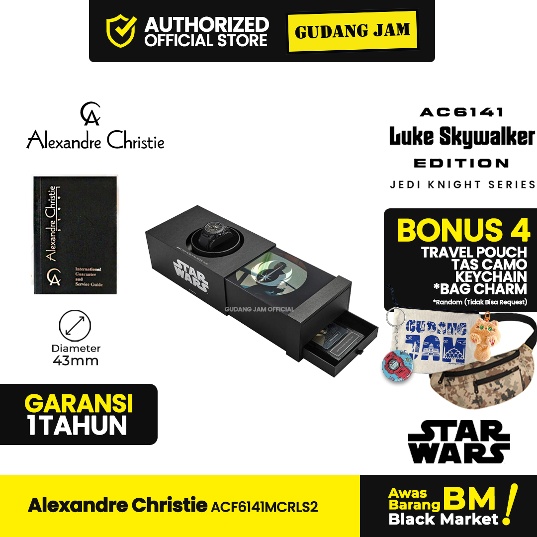 Alexandre Christie X Star Wars AC 6141 MCRLS2 Luke Skywalker Jedi Knight Series Limited Edition