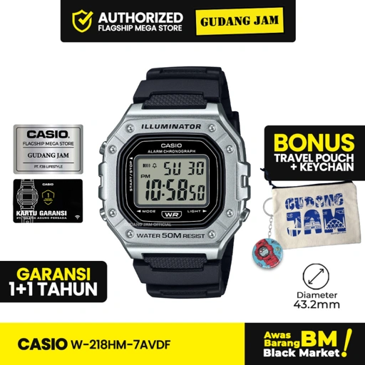 Image of Casio W-218HM-7AVDF