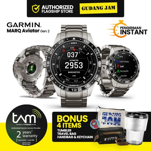 Image of Garmin MARQ Aviator Gen 2 Modern GPS Smartwatch