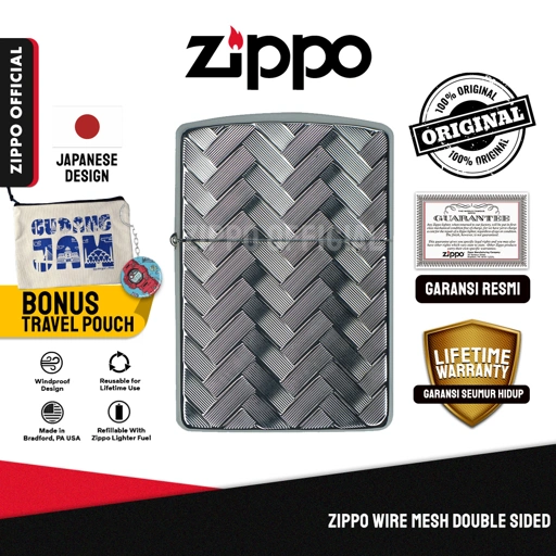 Image of Zippo Wire Mesh Double Sided ZA-4-23B